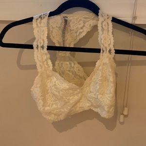 Free people small cream white  bralette